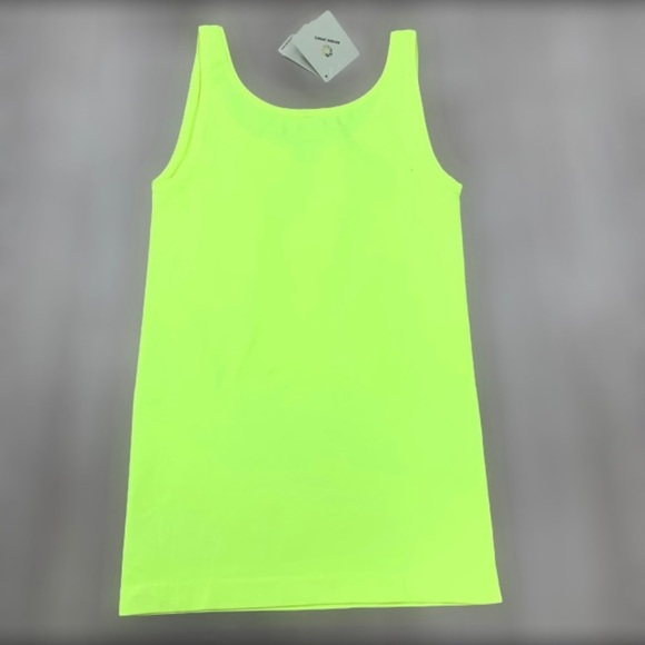 Nikibiki Seamless Tank Top Neon Green Top M/L Brand New - Picture 1 of 2